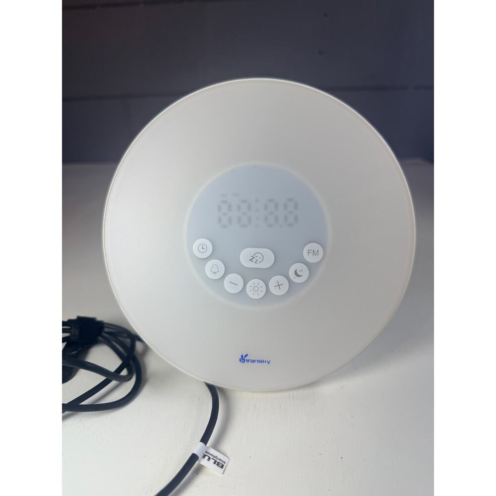 Vansky Sunrise Alarm Clock | Wake-Up Light & FM Radio